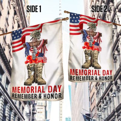 Memorial Day Remember And Honor, US Veteran Flag TPT799F - Flagwix