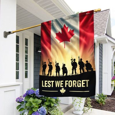 Remembrance Day Canada Lest We Forget Canadian Flag TQN3007F - Flagwix