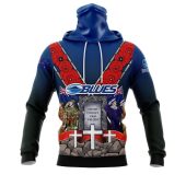 Auckland Blues Specialized Anzac Jersey Concepts Hoodie Stand Easy Bro - demo10