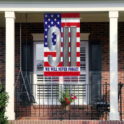 Memorial Day 911 Flag Never Forget September 11 American Patriotic Flag TPT1050F - Flagwix
