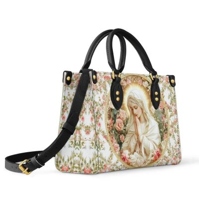 Virgin Mary's Grace Leather Bag