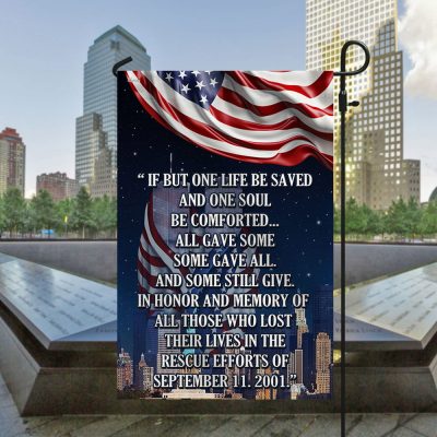 9/11 Memorial Flag Patriot day September 11th All Gave Some Some Gave All Flag MLN3555F - Flagwix