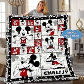 Boy Mickey Blanket Personalized Quilt Blanket With Mickey Mouse For Christmas Gift Blanket Home Decor Gift 1.jpeg - demo10