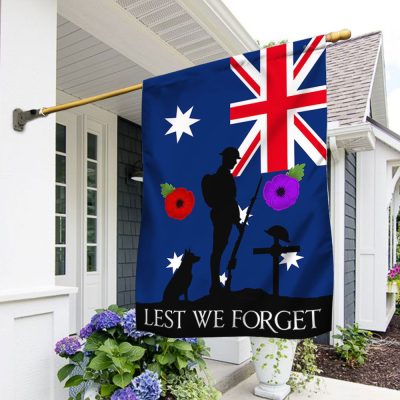 ANZAC Day Australia Flag Lest We Forget TQN1083F - Flagwix