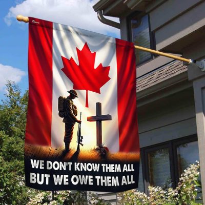 FLAGWIX Canada Veterans Memorial Flag We Don't Know Them All But We Owe Them All MLN2829F - Flagwix FLAGWIX Canada Veterans Memorial Flag We Don't Know Them All But We Owe Them All MLN2829F - Flagwix