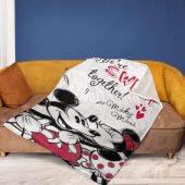 Custom Name Mickey And Minnie Mouse Sherpa Fleece Quilt Blanket Bl2420 Blanket Home Decor Gift 4.jpeg - demo10