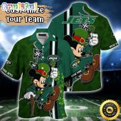 Customized NFL New York Jets Hawaiian Shirt Mickey Mouse Saint Patricks Day Hawaii Shirt