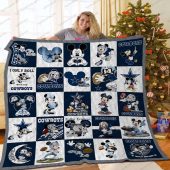 Dallas Cowboys Mickey Mouse Quilt Blanket Nfl Dallas Cowboys Mickey Mouse Quilt Bedding Set Blanket Home Decor Gift 1.jpeg - demo10