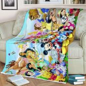 Disney All Characters All Princesses Mickey Mouse Lilo And Stitch Ariel Blanket Gift For Fan Blanket Home Decor Gift 1.jpeg - demo10