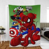 Disney Fan Gift Marvel Mickey Fan Gift Mickey As The Avengers Comfy Sofa Throw Blanket Gift Blanket Home Decor Gift 1.jpeg - demo10