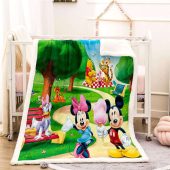 Disney Mickey And Friends Lovely Sherpa Fleece Quilt Blanket Bl1901 Blanket Home Decor Gift 2.jpeg - demo10