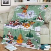 Disney Mickey Minnie And Pluto Merry Christmas Sherpa Fleece Quilt Blanket Bl2169 Blanket Home Decor Gift 4.jpeg - demo10