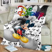 Disney Mickey Mouse Cute Posing Fleece Blanket Blanket Home Decor Gift 1.jpeg - demo10