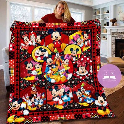 Disney Mickey Mouse Mickey Baby Fleece Blanket - Blanket Home Decor Gift