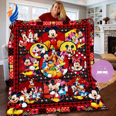 Disney Mickey Mouse Mickey Baby Fleece Blanket - Blanket Home Decor Gift