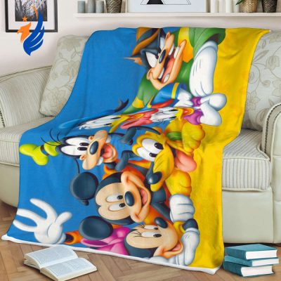 Disney Mickey Mouse Sherpa Fleece Quilt Blanket BL1206 - Blanket Home Decor Gift
