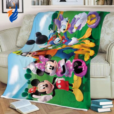 Disney Mickey Mouse Sherpa Fleece Quilt Blanket BL1207 - Blanket Home Decor Gift