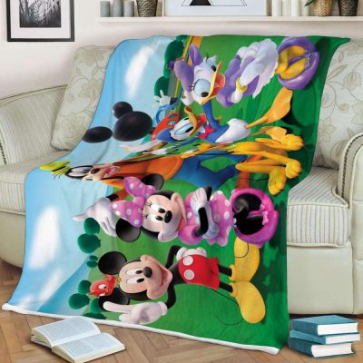 Disney Mickey Mouse Sherpa Fleece Quilt Blanket BL1207 - Blanket Home Decor Gift