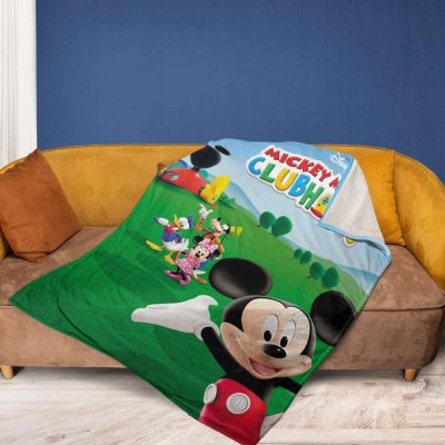 Disney Mickey Mouse Sherpa Fleece Quilt Blanket BL1212 - Blanket Home Decor Gift