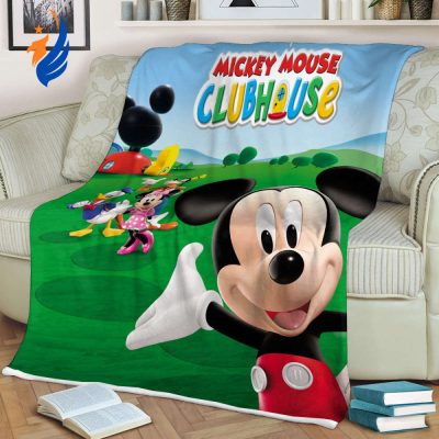 Disney Mickey Mouse Sherpa Fleece Quilt Blanket BL1212 - Blanket Home Decor Gift