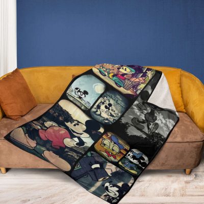 Disney Mickey Mouse Sherpa Fleece Quilt Blanket BL1292 - Blanket Home Decor Gift
