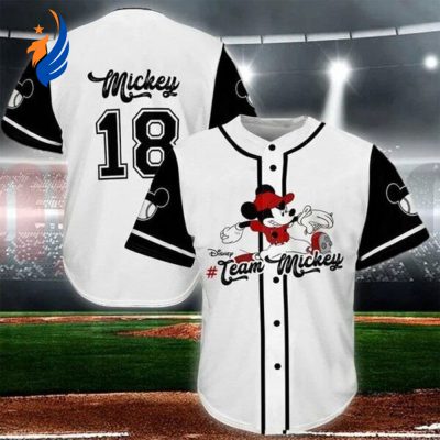 Disney Mickey Mouse Player Baseball Jersey - Perfect Gift for Mickey Mouse Lover
