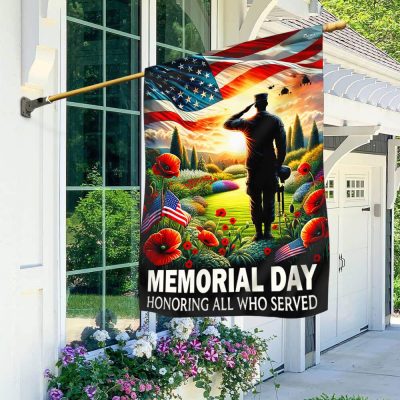 FLAGWIX Memorial Day Honoring All Who Served Veteran American Flag MLN2704F - Flagwix