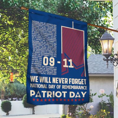 911 Flag National Day Of Remembrance We Will Never Forget September 11 Patriot Day 9.11 MBH126F - Flagwix