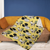 Funny Face Goofy Mickey Disney Character Sherpa Fleece Quilt Blanket Bl1718 Blanket Home Decor Gift 4.gif - demo10