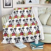 Funny Mickey Fleece Blanket For Fan Gift Blanket Home Decor Gift 1.jpeg - demo10