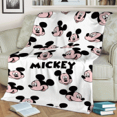 Funny Mickey Mouse Sherpa Fleece Quilt Blanket Bl1712 Blanket Home Decor Gift 1.gif - demo10