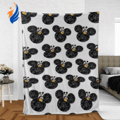 Funny Mickey Mouse Sherpa Fleece Quilt Blanket Bl1749 Blanket Home Decor Gift.gif - demo10