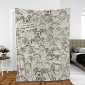 Funny Mickey Mouse Sherpa Fleece Quilt Blanket Bl1819 Blanket Home Decor Gift 3.gif - demo10