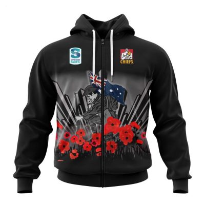 Gallagher Chiefs Specialized 2022 Anzac Jersey Concepts Hoodie