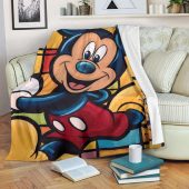 Graphic Art Mickey Mouse Fleece Blanket For Fan Blanket Home Decor Gift 1.jpeg - demo10