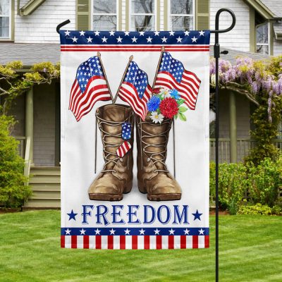 Veteran Boots Freedom Independence Day Patriotic Flag MLN1422F - Flagwix
