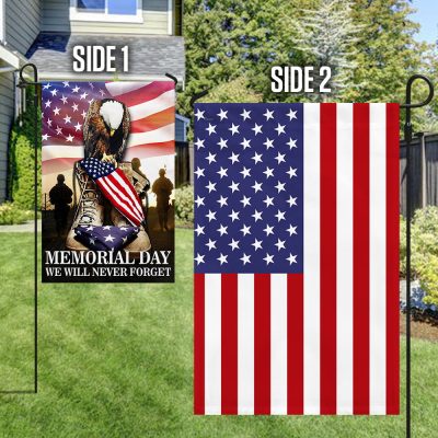 U.S. Veteran Memorial Day. We Will Never Forget American Patriot Flag TPT802F - Flagwix