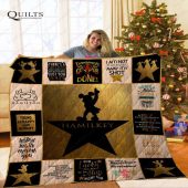 Hamilton Meets Mickey On This Festive Quilt Blanket Perfect For Fans Blanket Home Decor Gift 3.jpeg - demo10