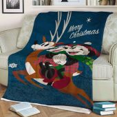 Happy Holiday Couple Love Mickey Mouse Disney Christmas Mickey Gift For Fan Comfy Sofa Throw Blanket Gift Blanket Home Decor Gift 1.jpeg - demo10