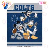 Indianapolis Colts Disney Mickey Mouse 3D Full Printing Blanket - Blanket Home Decor Gift
