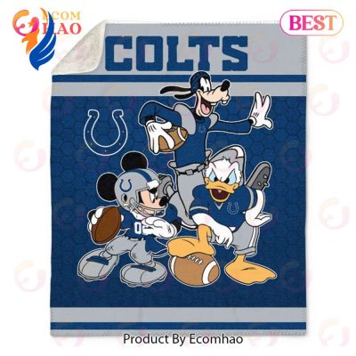Indianapolis Colts Disney Mickey Mouse 3D Full Printing Blanket - Blanket Home Decor Gift