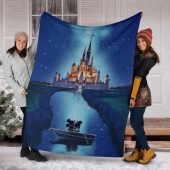 Journey To Castle Mickey And Minnie Fleece Blanket Blanket Home Decor Gift 1.jpeg - demo10