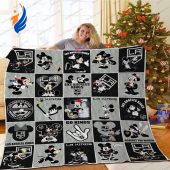La Kings Fan Rejoice With Mickey Mouse Quilt Blanket Soft And Warm Blanket Home Decor Gift 2.jpeg - demo10