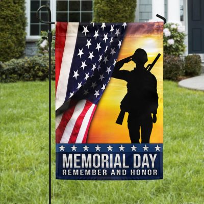 Memorial Day Veteran Remember and Honor Flag MLN1155F - Flagwix