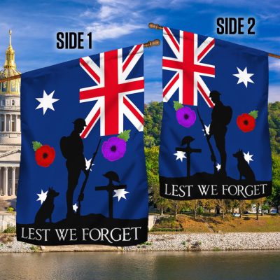 ANZAC Day Australia Flag Lest We Forget TQN1083F - Flagwix