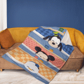 Mickey And Friends Cartoon Disney Good Night Ver6 Lover Sherpa Fleece Quilt Blanket Bl1852 Blanket Home Decor Gift 8.gif - demo10