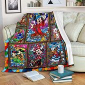 Mickey And Minnie Fantasia Sherpa Fleece Quilt Blanket Bl1884 Blanket Home Decor Gift 2.jpeg - demo10