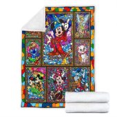Mickey And Minnie Fantasia Sherpa Fleece Quilt Blanket Bl1884 Blanket Home Decor Gift 5.jpeg - demo10