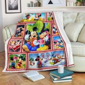 Mickey And Minnie Hanging Out Sherpa Fleece Quilt Blanket Bl1878 Blanket Home Decor Gift 1.jpeg - demo10
