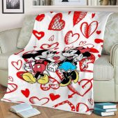 Mickey And Minnie Love Sherpa Fleece Quilt Blanket Bl1732 Blanket Home Decor Gift 1.jpeg - demo10